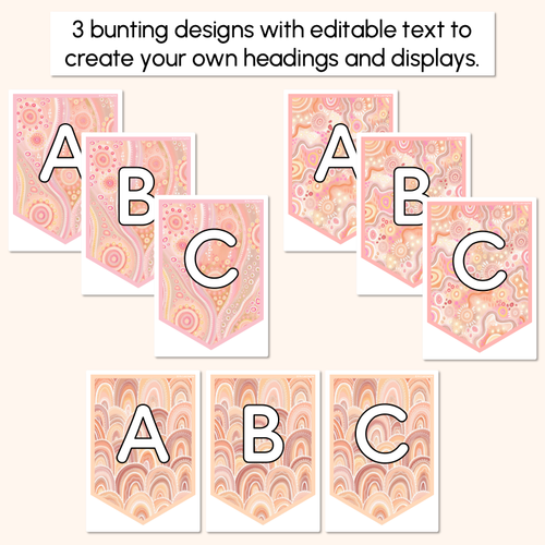 Resource preview 2 for EDITABLE BUNTING - The Jagun Collection