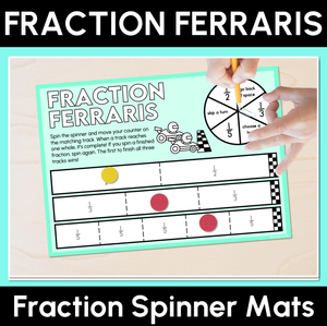 Fraction Ferraris - Fraction Spinner Mats