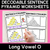 1 for Decodable Sentence Pyramid Worksheets - Long Vowel O