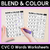 3 for Blend & Colour - CVC CVCC CCVC Words Blending Worksheets Bundle