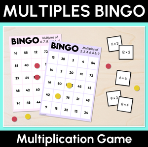 Multiples Bingo - Multiplication Game
