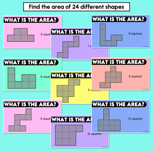 Resource preview 3 for Find the Area: Digital Slides