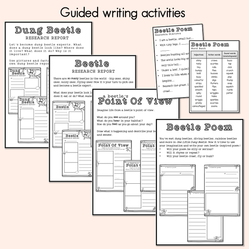 Resource preview 3 for One Little Dung Beetle Printable Pack - Book Week 2025