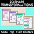 18 for Transform 2D Shapes with Slides & Reflections - Grade 1 & 2 Unit of Work