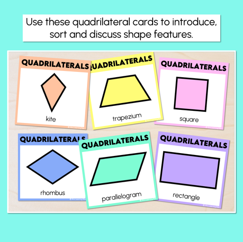 Resource preview 2 for Quadrilateral Cards