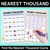 17 for Place Value: Ordering & Naming Numbers in the Thousands - Grade 3 & 4 Unit of Work