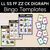 1 for LL, SS, FF, ZZ, CK, DOUBLE CONSONANT BINGO - Consonant Digraphs Game