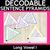 4 for Decodable Sentence Pyramids for Long Vowels Bundle