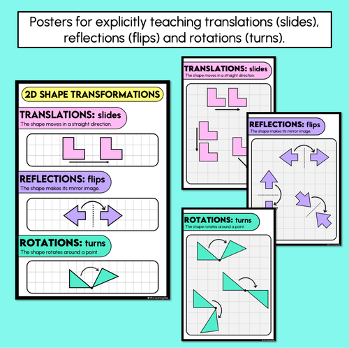 Resource preview 2 for 2D Shape Transformations - Posters