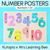 1 for Numbers 1-20 Display with ten frames, base ten blocks, tallies & fingers - The Kutopia Collection