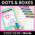 5 for Dots and Boxes Phonics Game - CVCC CCVC Bundle
