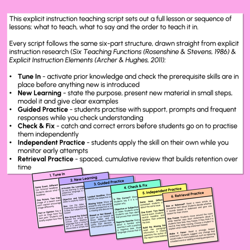 Resource preview 2 for Identifying Bias with Objective/Subjective Language - Explicit Instruction Teaching Script - Year 6 Oral Language & Communication