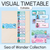 1 for Editable Visual Timetable or Class Schedule - The Sea of Wonder Collection - Calming Classroom Decor