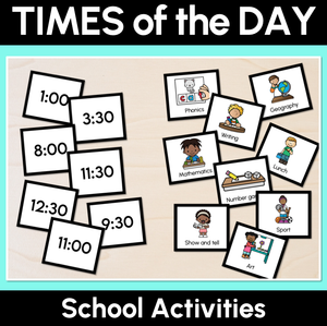 Times of the Day – School Activities