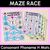 1 for Consonant Phoneme H Words Maze Race - Consonant H Words Mats
