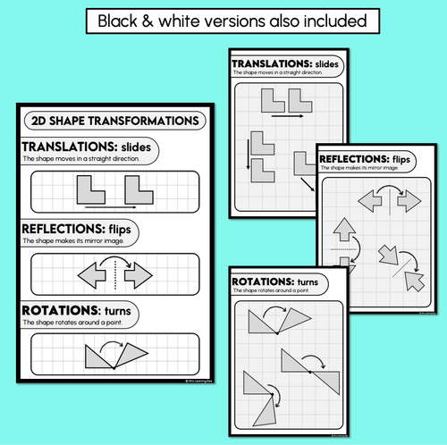 Resource preview 3 for 2D Shape Transformations - Posters