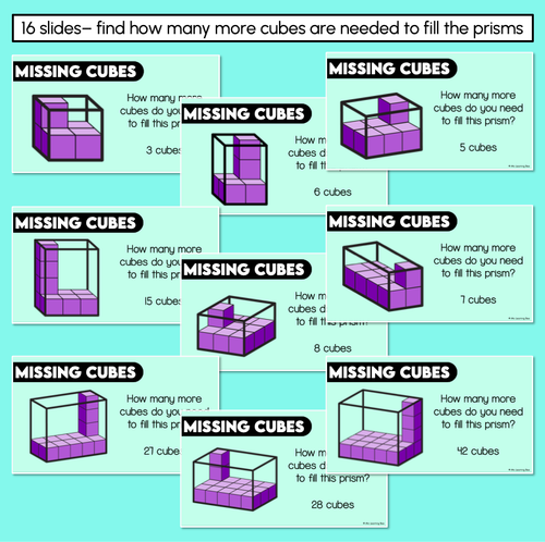 Resource preview 3 for Missing Cubes: Level 1 – Digital Slides