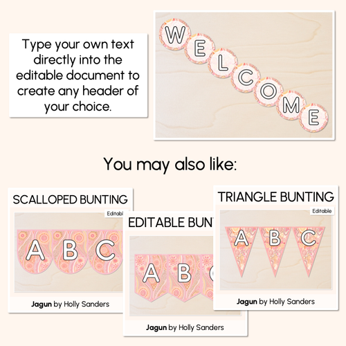 Resource preview 3 for EDITABLE ACCENTS - Alphabet - The Jagun Collection