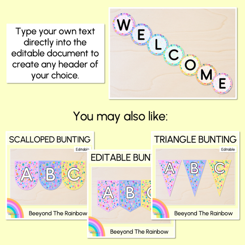 Resource preview 3 for EDITABLE ACCENTS - Alphabet - The Kasey Rainbow Collection