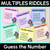 1 for Guess the Number - Multiples Riddles
