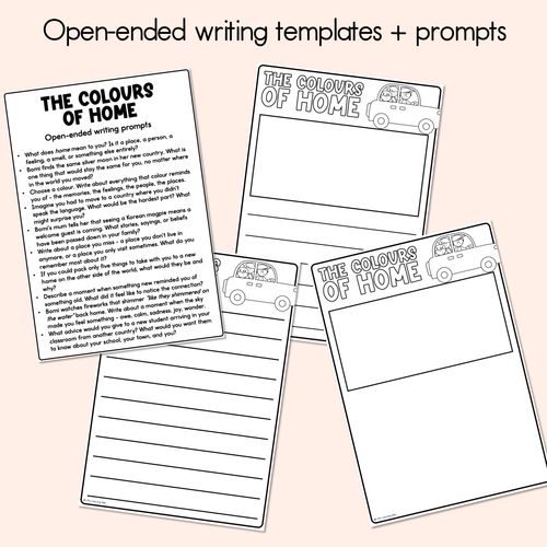 Resource preview 3 for The Colours of Home Printable Pack - Literacy, Maths, Book Crafts & Design Printables - Book Week 2026