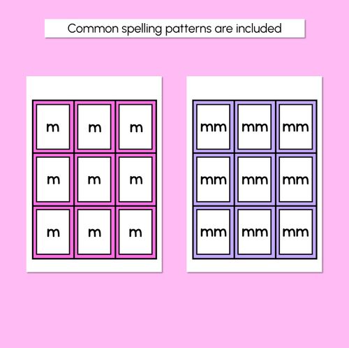 Resource preview 4 for M SOUND BINGO - Ways to spell the /m/ phoneme