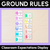 1 for Ground Rules - Classroom Expectations Display