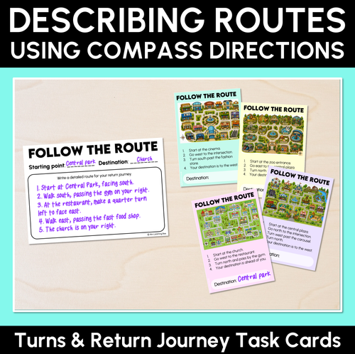 Resource preview 11 for Position: Grid Maps & Directional Language - Grade 3 & 4 Unit of Work