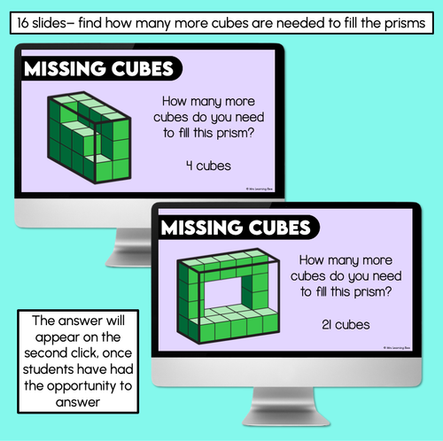 Resource preview 2 for Missing Cubes: Level 2 – Digital Slides