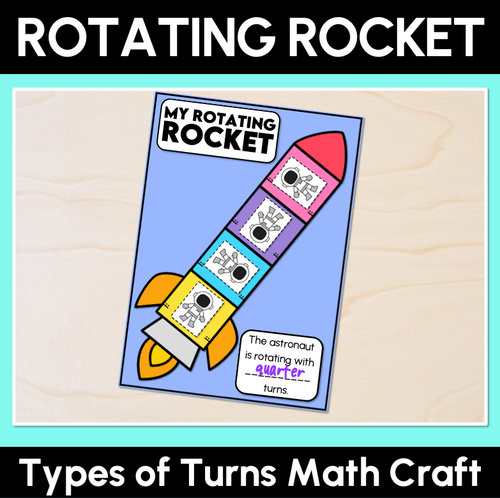 Resource preview 1 for Rotating Rocket - Types of Turns Math Craft