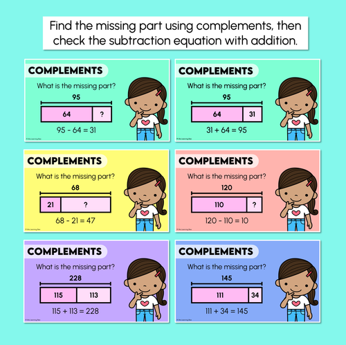 Resource preview 3 for Complements - Addition & Subtraction - Digital Slides