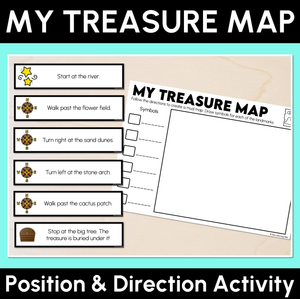 My Treasure Map - Position & Direction Activity