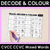 7 for Trace, Decode & Colour - CVC CVCC CCVC Words Decodable Worksheets Bundle