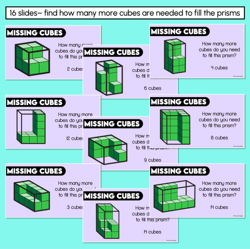 Resource preview 3 for Missing Cubes: Level 2 – Digital Slides