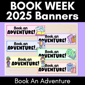 BOOK WEEK 2025 Banners - Book An Adventure