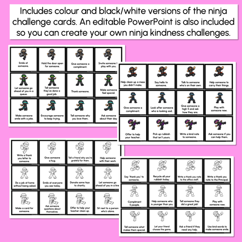 Resource preview 3 for Kindness Ninjas