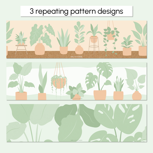 Resource preview 2 for Bulletin Borders - The Greenhouse Collection - Natural Classroom Decor