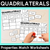 1 for Match the Names & Properties - Quadrilaterals Worksheets