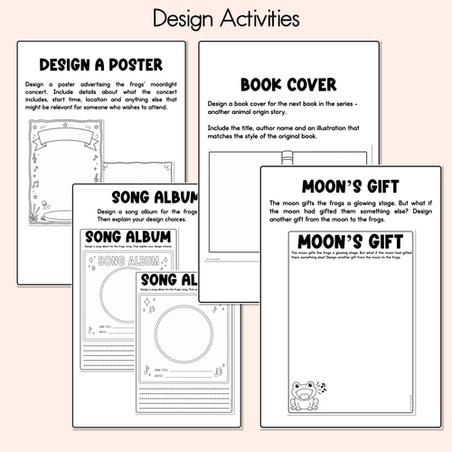 Resource preview 6 for Frog's First Song Printable Pack - Literacy, Maths, Book Crafts & Design Printables - Book Week 2026