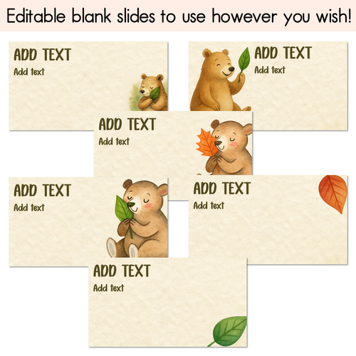Resource preview 4 for A Leaf Called Greaf Writing, Maths & Design Prompt Editable Slides - Book Week 2025