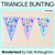 1 for EDITABLE TRIANGLE BUNTING - The Wonderland Collection