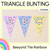 1 for EDITABLE TRIANGLE BUNTING - The Kasey Rainbow Collection