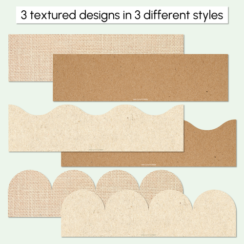 Resource preview 3 for Bulletin Borders - The Greenhouse Collection - Natural Classroom Decor