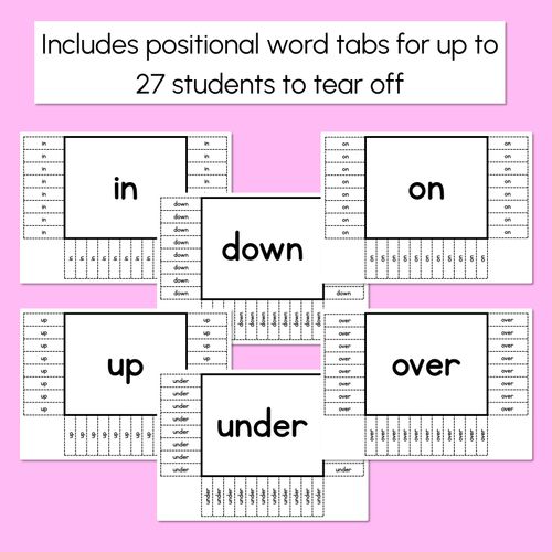 Resource preview 3 for READ THE ROOM - Positional Language