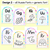 3 for ALPHABET POSTERS - The Kasey Rainbow Collection