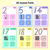 3 for NUMBER POSTERS 1-30 with ten frames, base ten blocks, tallies & fingers - The Kasey Rainbow Collection