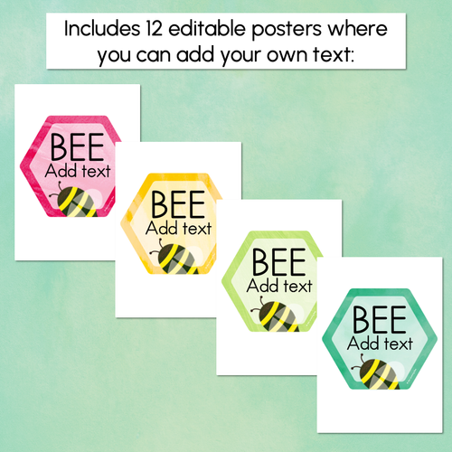 Resource preview 3 for Bee Posters - Classroom Expectations & Values - The Tutti Frutti Collection - Colourful Classroom Decor