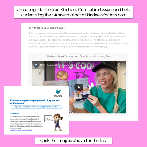 Resource preview 3 for Kindness is my Superpower - World Kindness Day Activity