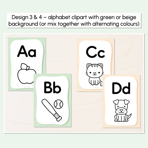 Resource preview 3 for Alphabet Posters - The Greenhouse Collection - Natural Classroom Decor