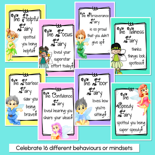 Resource preview 3 for Behaviour Fairies - The Desk Fairy & More